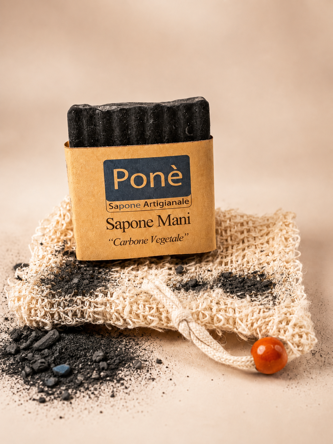 Sapone artigianale Ponè - Carbone Vegetale