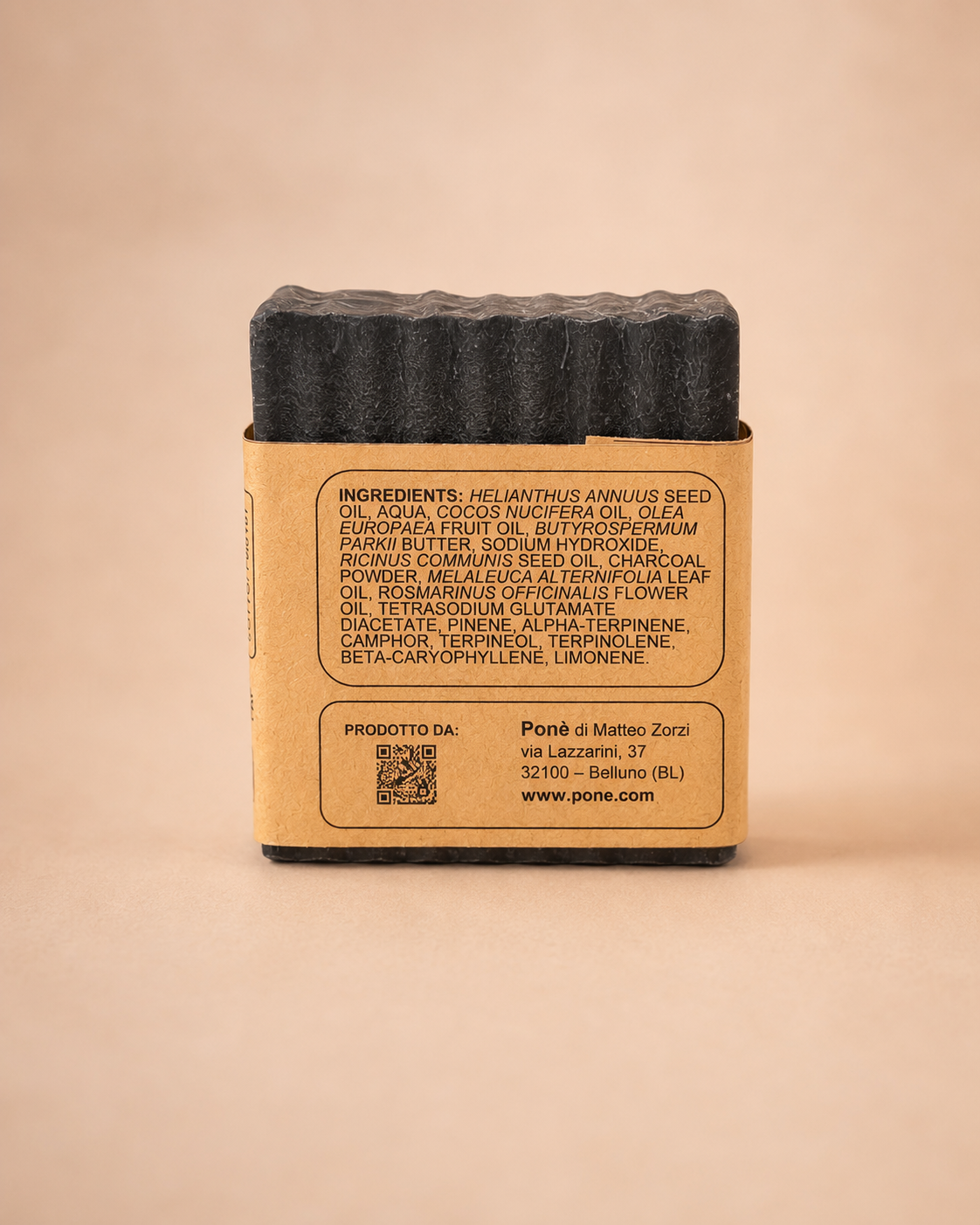 Sapone artigianale Ponè - Carbone Vegetale
