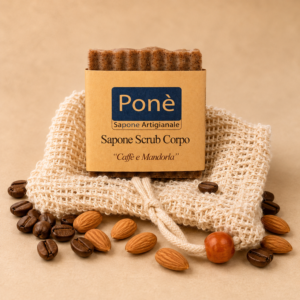 Sapone artigianale Ponè - Caffè e Mandorla