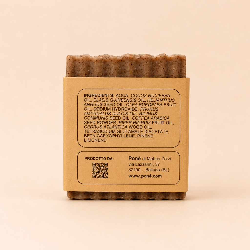Sapone artigianale Ponè - Caffè e Mandorla